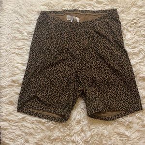 Old Navy Cheetah Biker Shorts